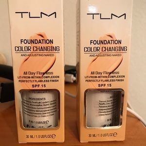 TLM color changing foundation